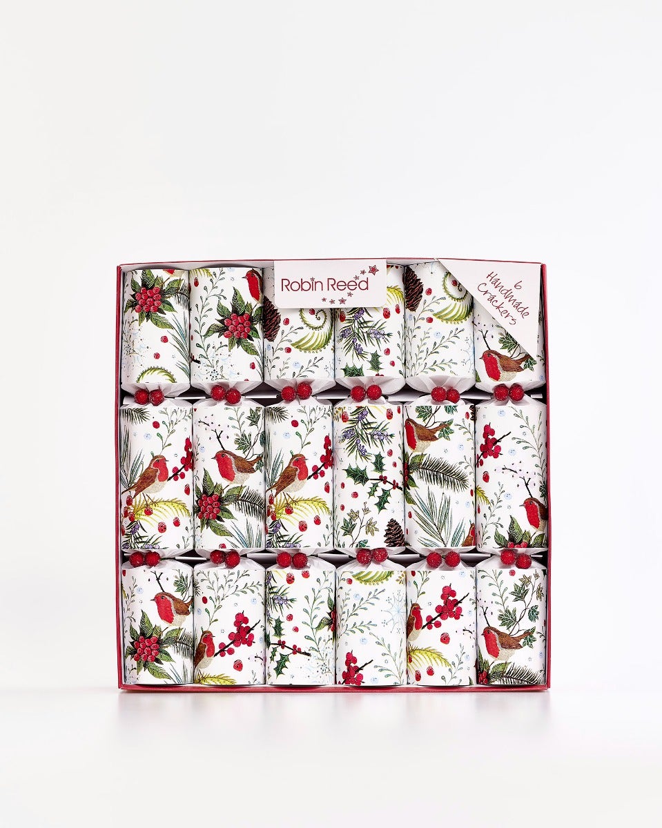 Festive Foliage Handmade Christmas Crackers