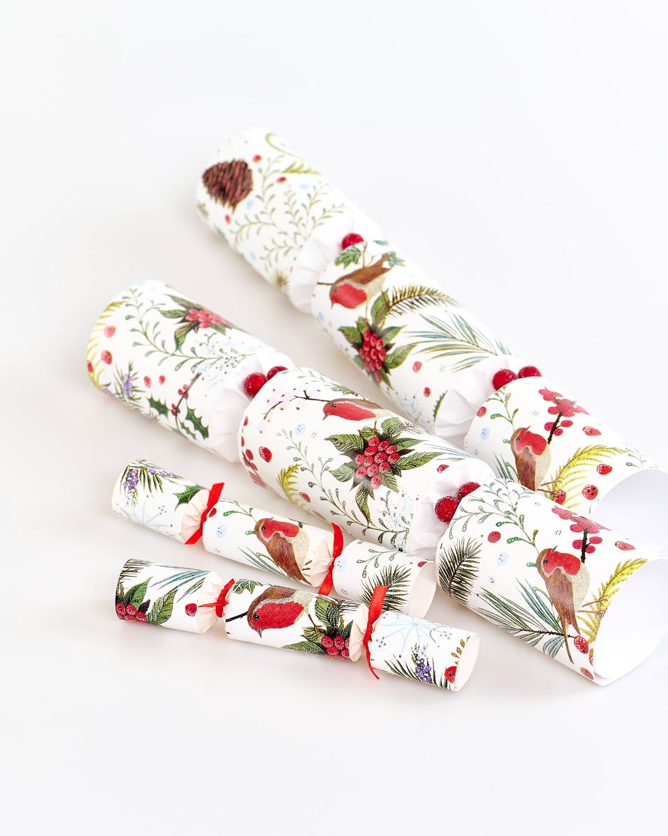 Festive Foliage Handmade Christmas Crackers