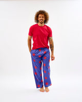 Red-Stars-Mens-Cotton-Bottoms
