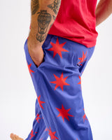 Red Stars Men's Cotton Bottoms