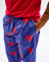 Red Stars Men's Cotton Bottoms