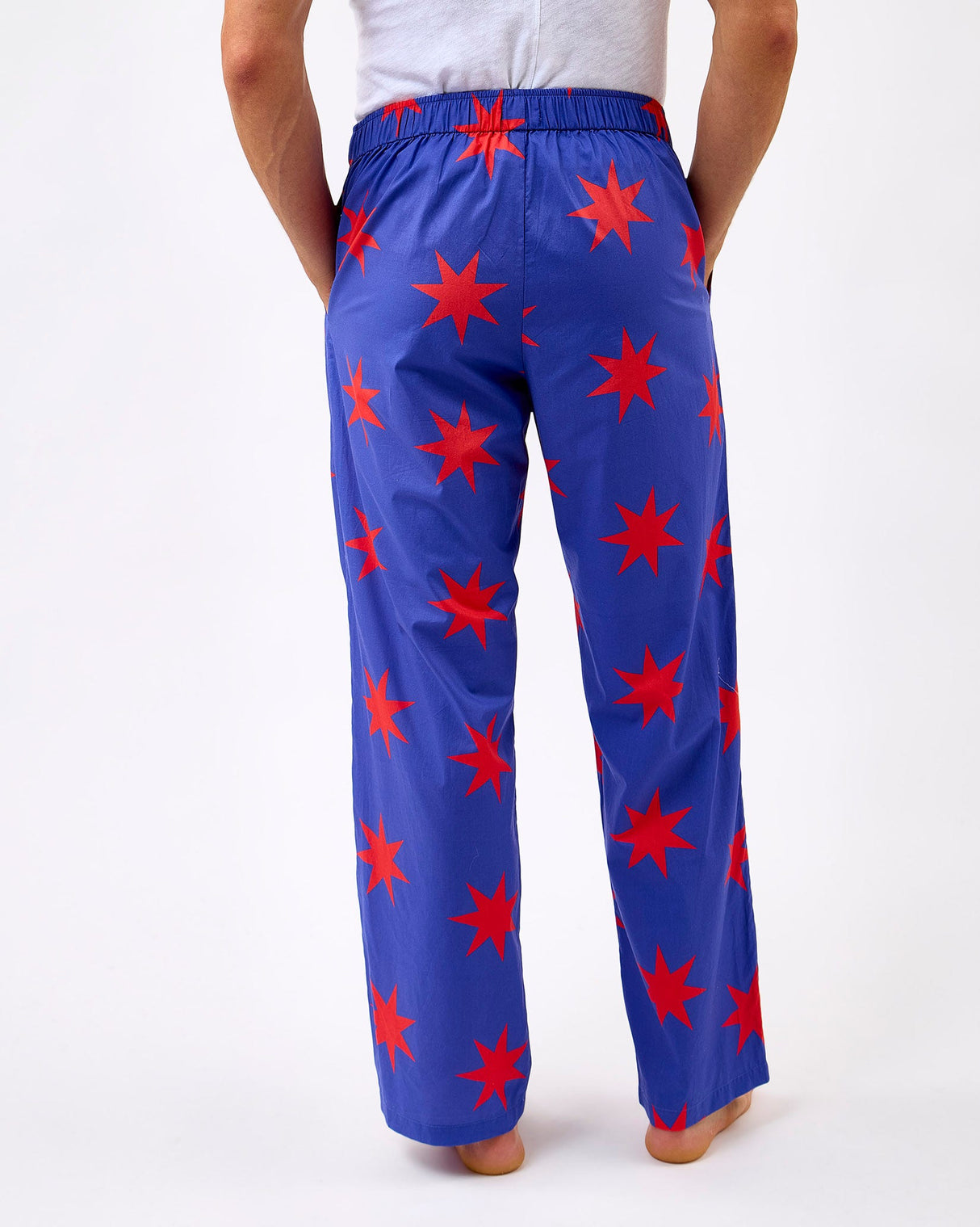 Red Stars Men's Cotton Bottoms