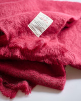 Ruby Mohair Throw