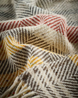 Rustic Stripe Heavy Donegal Throw