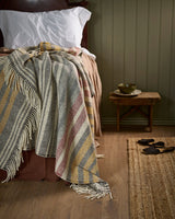 Rustic Stripe Heavy Donegal Throw