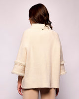 Birch Sabe Fringe Detail Cape