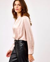 Pale Ivory Sabine Long Sleeve Blouse