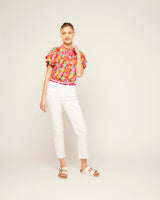 White True Cropped Slim Jeans