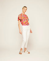 White True Cropped Slim Jeans