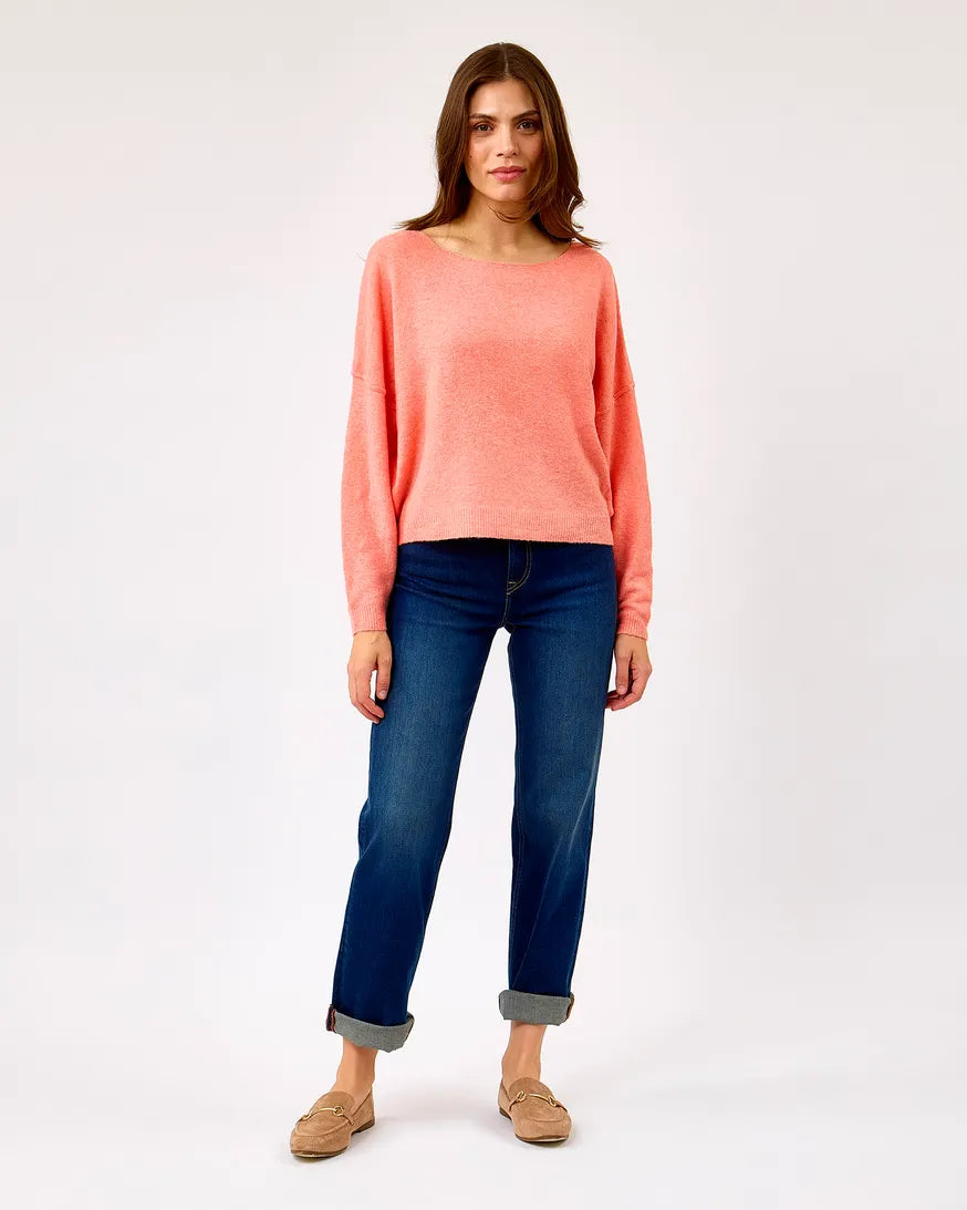 Medium Wash True Crafted Hem Jeans