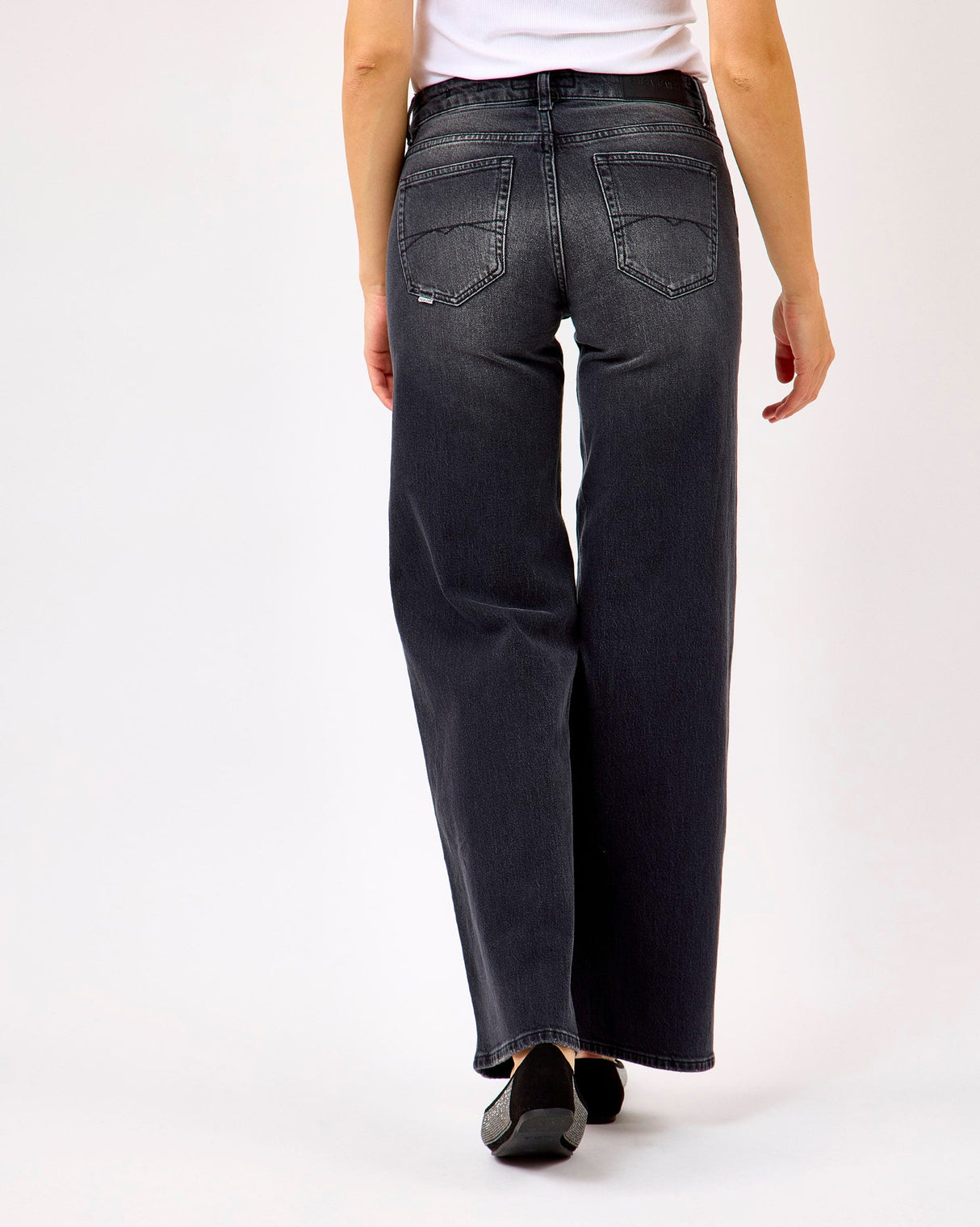 Black Low Rise Jeans