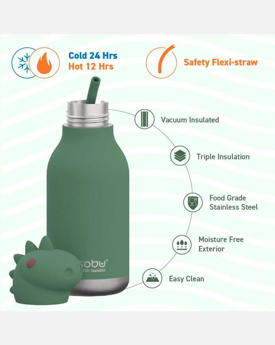 Dinosaur Stainless Steel Bestie Bottle