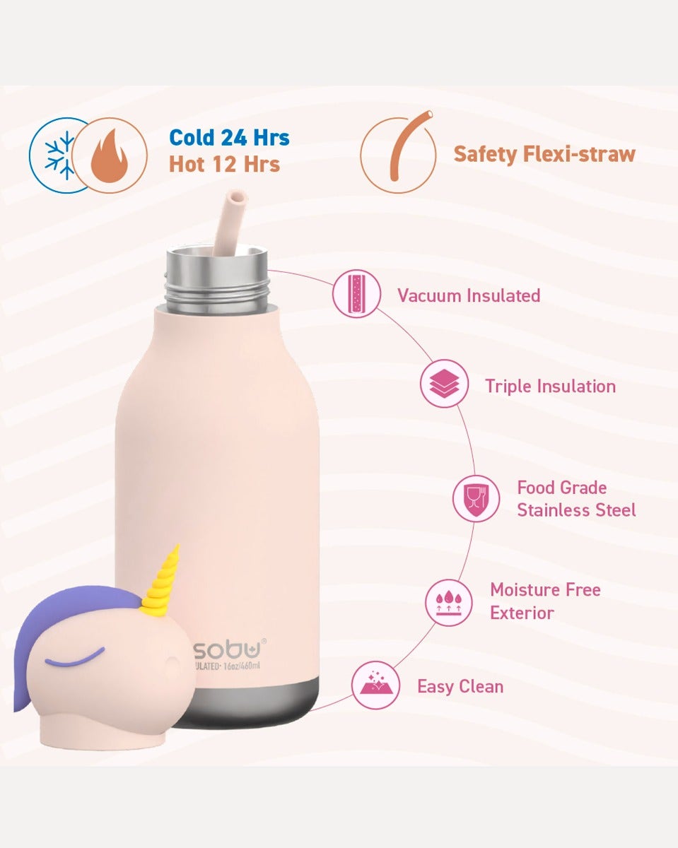 Unicorn Stainless Steel Bestie Bottle