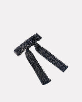 Black-Embellished-Bow-Hair-Clip