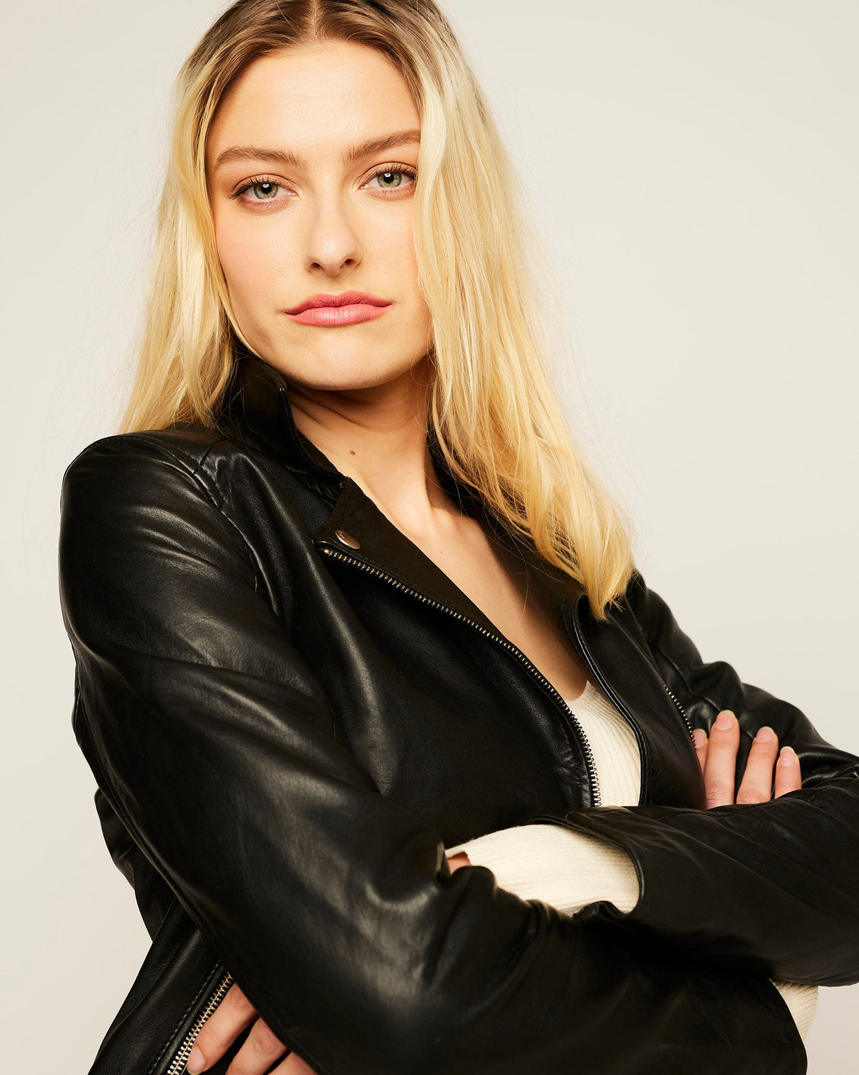 Black Katie Leather Jacket