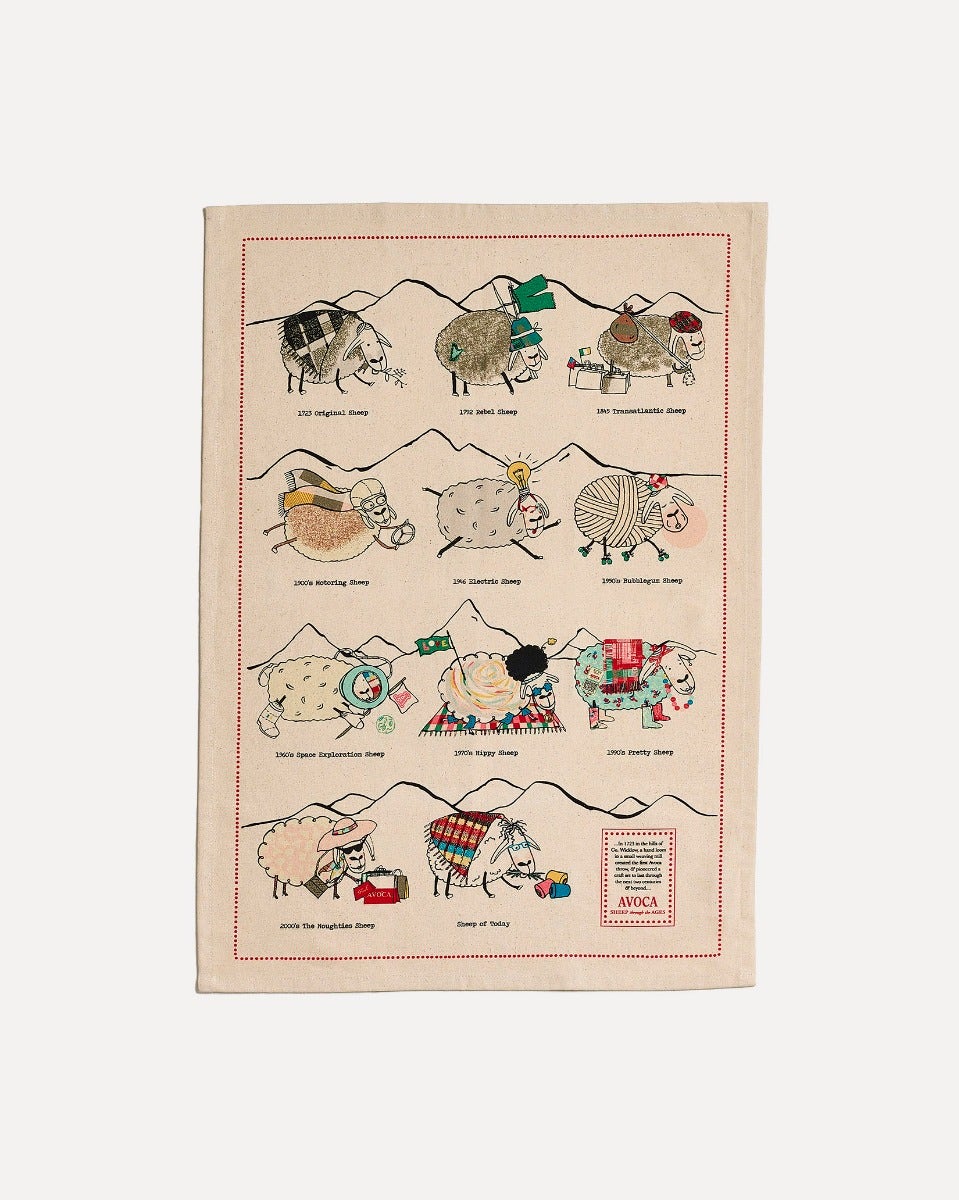 Sheep-Through-The-Ages-Tea-Towel