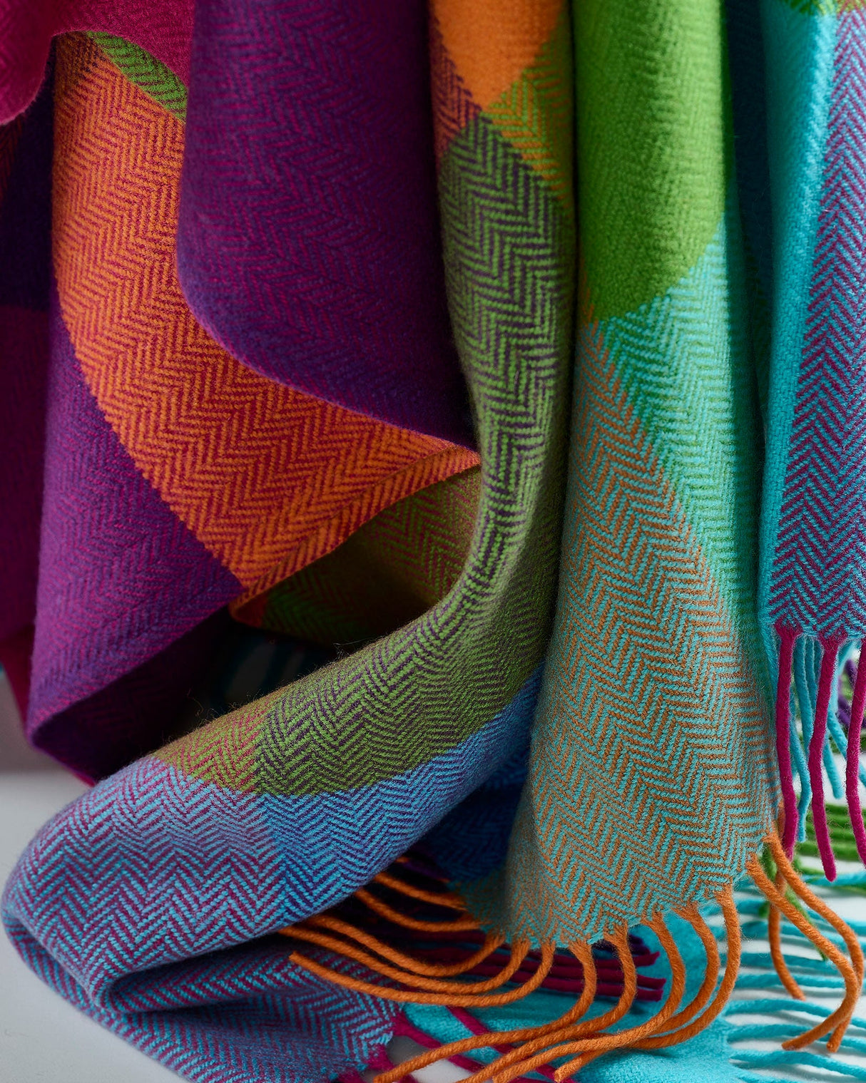 Silken Cashmere Blend Throw