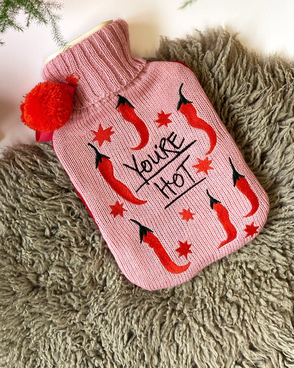 Small Talk Hot Water Bottle - You're Hot