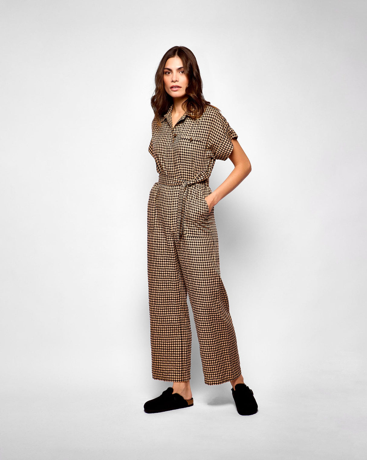 Black-White-Gingham-Elfie-Jumpsuit
