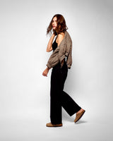 Black & White Gingham Padoue Bomber Jacket