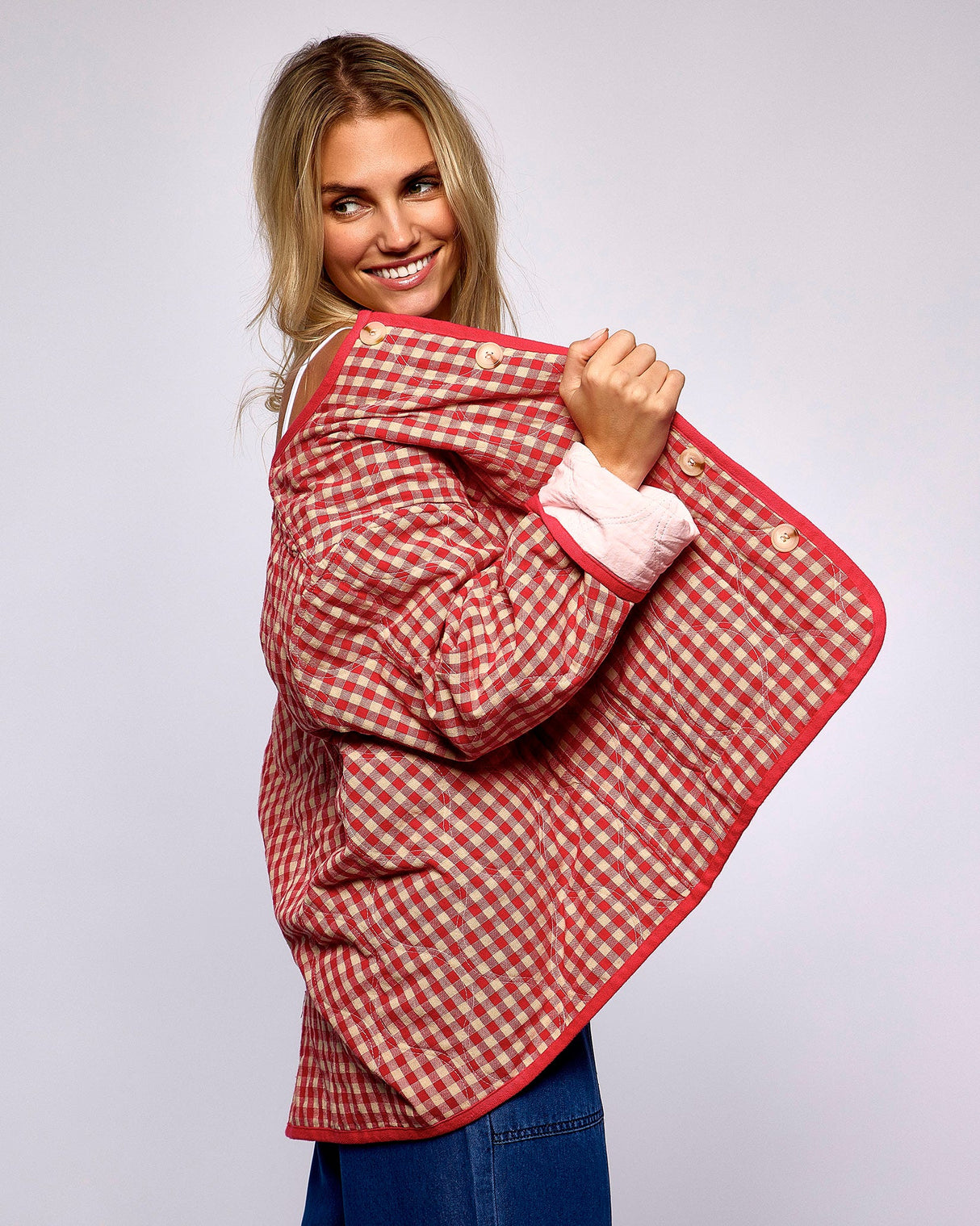 Red-Gingham-Pink-Alezia-Reversable-Jacket