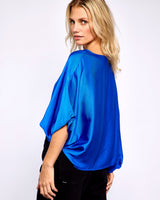 Azure-Blue-Sia-Batwing-Satin-Top