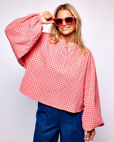 Pink-Gingham-Noura-Blouse