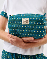 Teal-Stripes-Stars-Quilted-Cotton-Make-Up-Bag