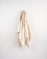 Cream Check Stella Cashmere Blend Throw