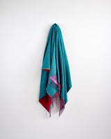 Sunburst Teal Stella Cashmere Blend Throw