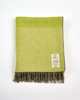 Limeburst Purple Stella Cashmere Blend Throw