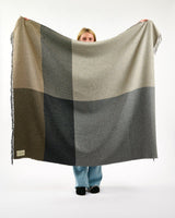 Charcoal & Cream Stella Cashmere Blend Throw