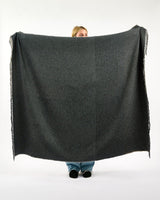 Charcoal & Cream Stella Cashmere Blend Throw