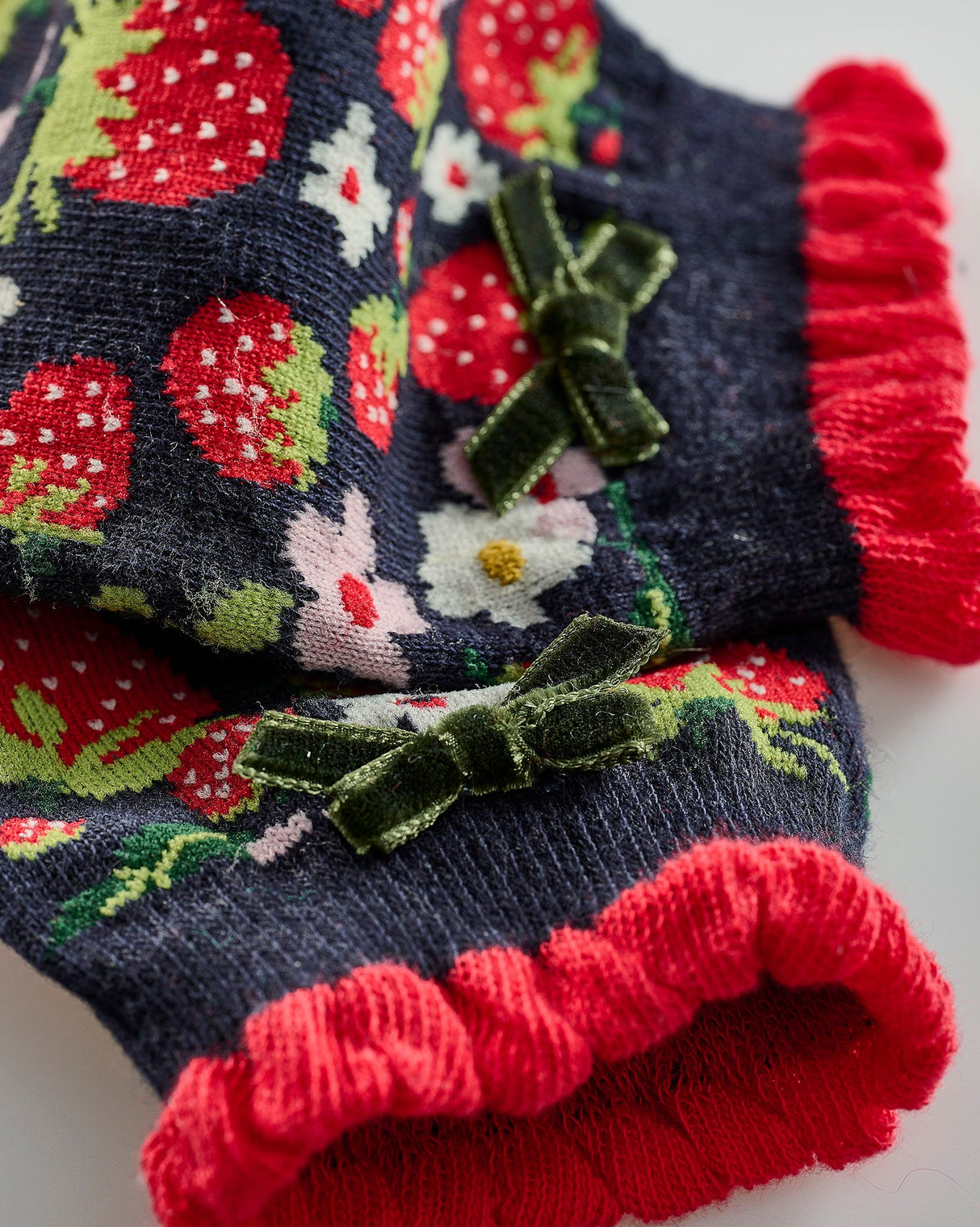 Strawberry-Ankle-Socks