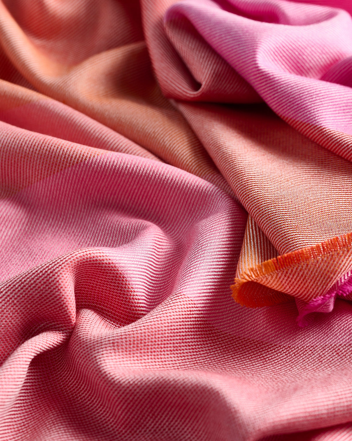 Sunset Delight Silk Merino Wrap