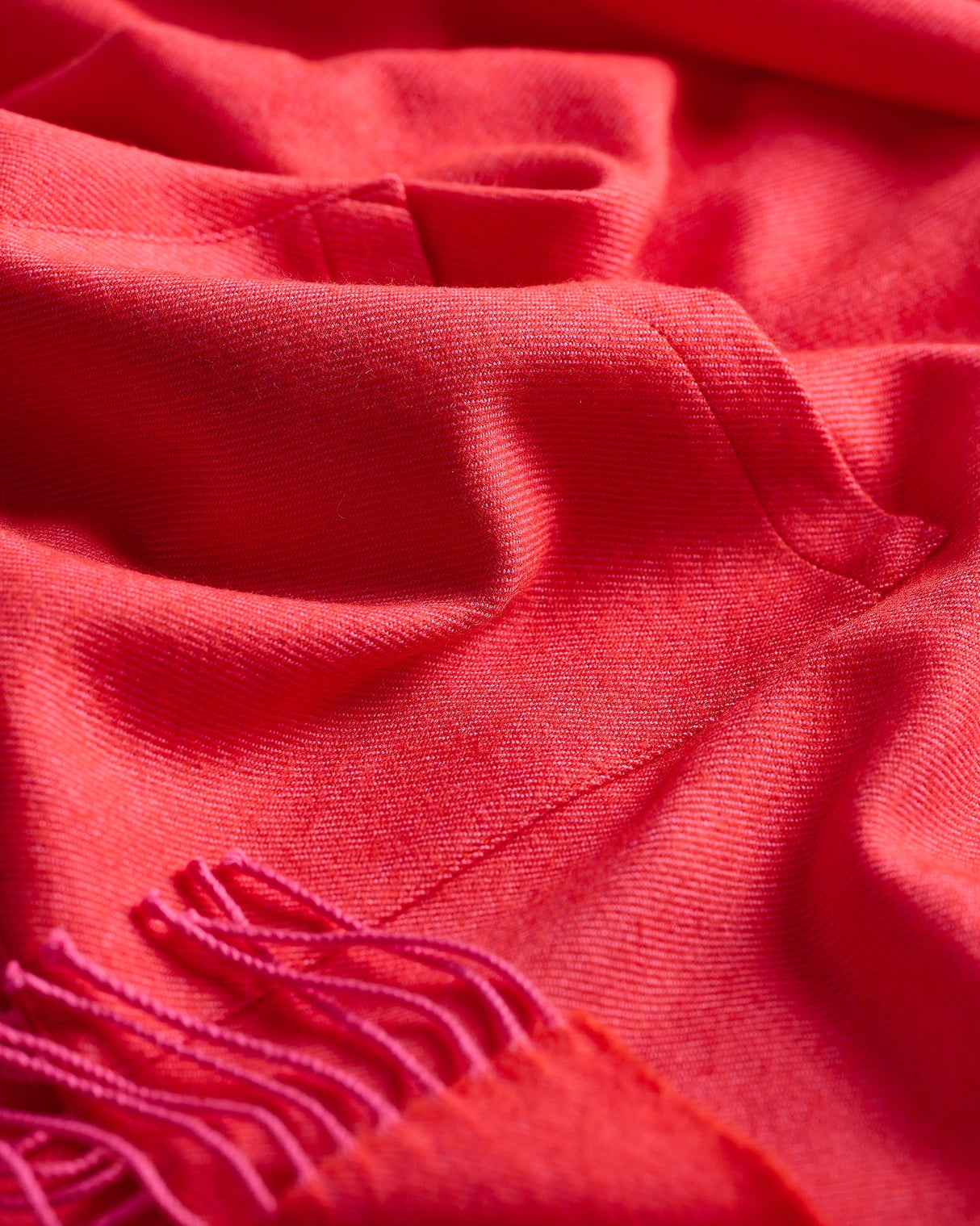 Sunset Merino Wool Pocket Wrap
