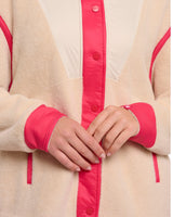 Oat Tatum Boxy Fleece Jacket