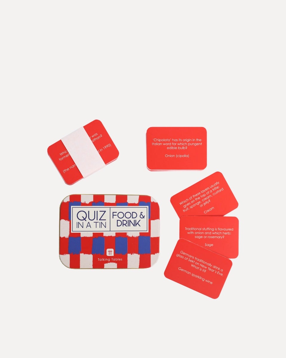 Food & Drink Quiz In A Tin