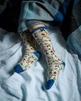 Trailing Flowers Knee Socks