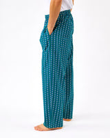 Teal Stripes & Stars Men's Cotton Bottoms