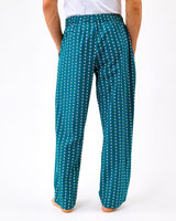 Teal Stripes & Stars Men's Cotton Bottoms