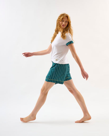 Teal-Stripes-Stars-White-Cotton-T-Shirt