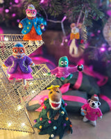 Handmade Felt Tree-Rex Christmas Tree Topper