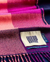 Neon Plaid Two Tails Of Merino Scarf