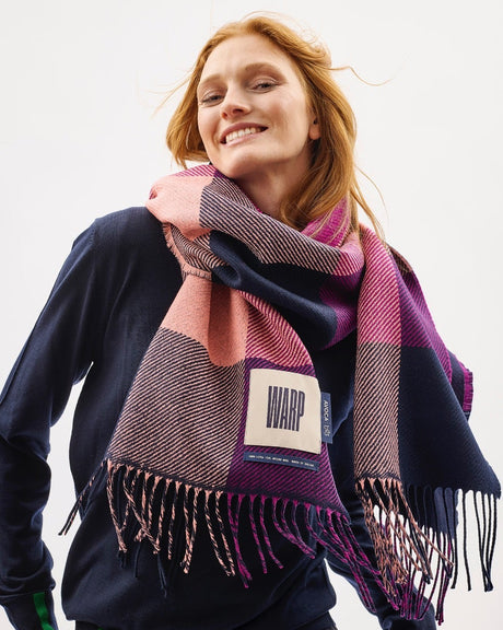 Neon-Plaid-Two-Tails-Of-Merino-Scarf