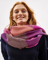 Neon Plaid Two Tails Of Merino Scarf