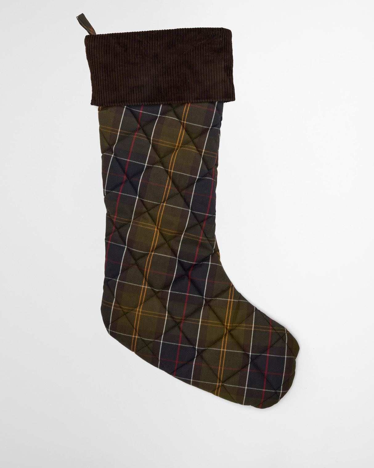 Classic Tartan Quilted Christmas Stocking