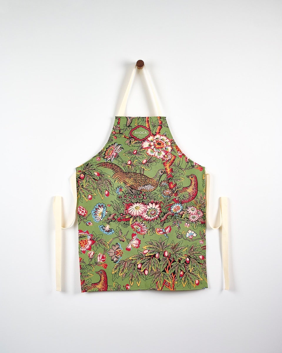 Aviary Garden 100% Cotton Apron