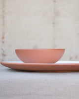 Earth-Red-Clay-White-Glaze-12.5cm-Bowl