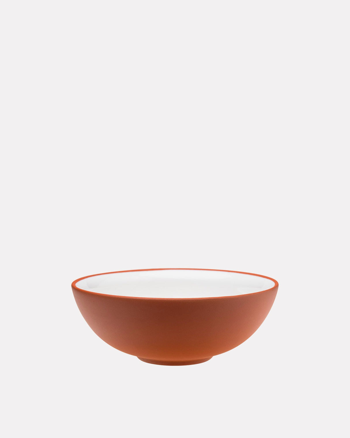 Earth-Red-Clay-White-Glaze-19cm-Bowl